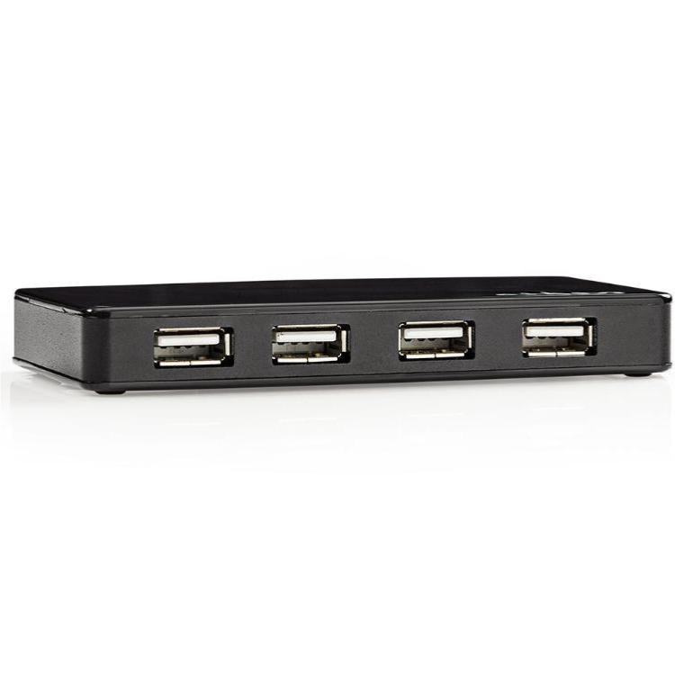 USB A splitter hub met 7 poorten en optionele externe voeding