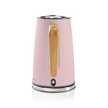 Elektrische waterkoker 1,7 l Soft-touch Roze - Nedis