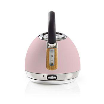 Elektrische waterkoker 1,8 l Soft-touch Roze - Nedis