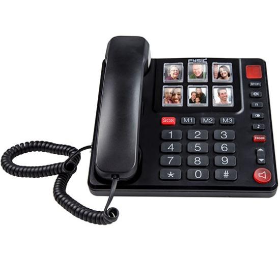 Nuttig Vermindering Perfect Huistelefoon - Bedraad - Merk: Fysic FX-3930 Senioren telefoon, Extra:  Extra luid volume, Uitbreidbaar: Nee, Telefoonboek: Maximaal 13 contacten.