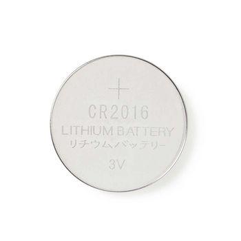 Lithium knoopcel-batterij CR2016 3 V 5 stuks Blister