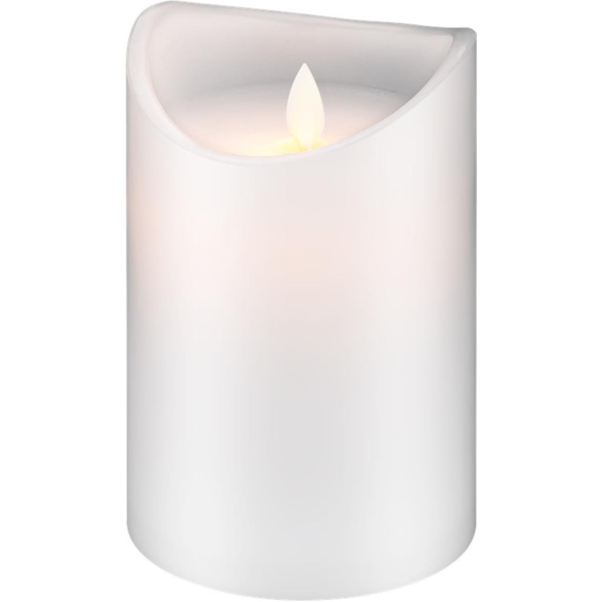 LED white real wax candle, 10 x 15 cm beautiful and safe lighting solu