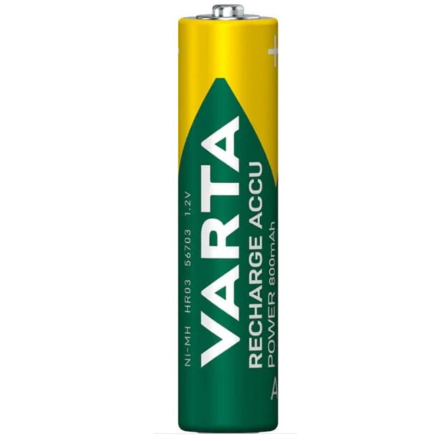 Varta Rechargeable NimH AAA/HR03 800mah blister 2 - Varta