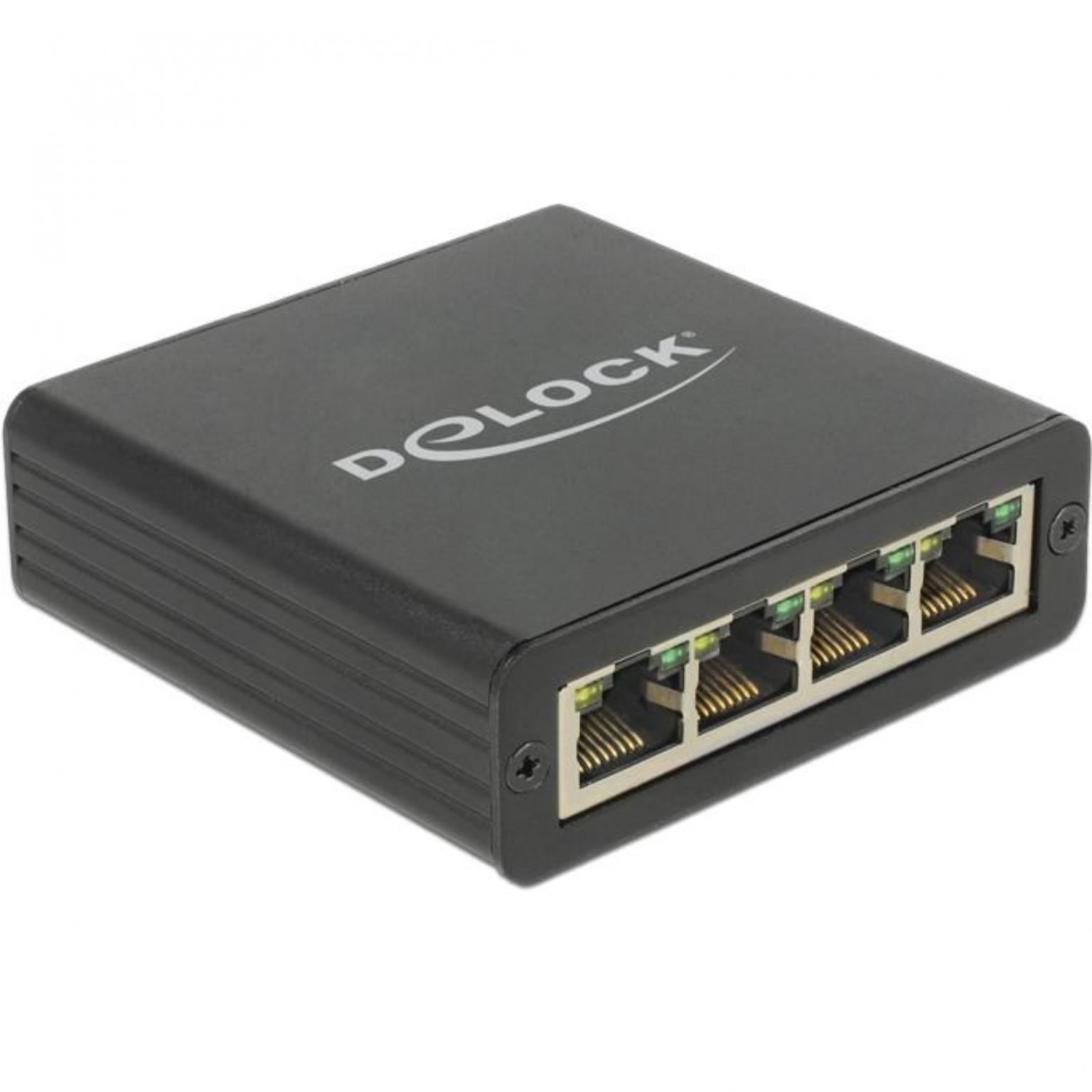 USB netwerkadapter LAN - 4x RJ45