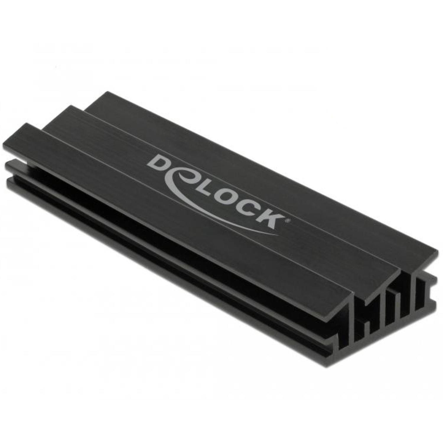 Delock koellichaam 70 mm voor M.2 module zwart - Delock