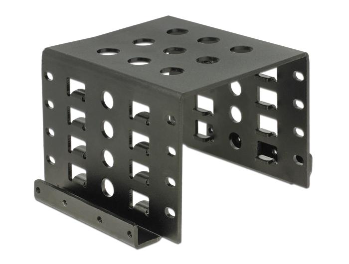 Delock Einbaurahmen 4 X 25A3 Zu 35A3 Schwarz delock kopen in de aanbieding