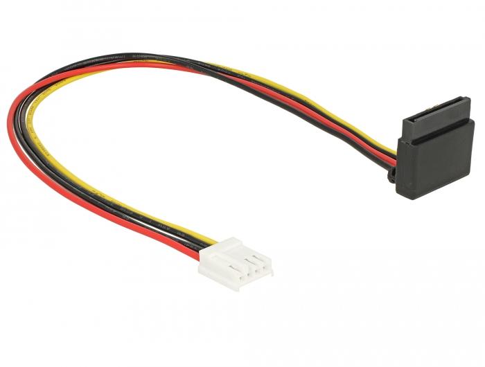 Delock Kabel Power Floppy 4 Pin Stekker > SATA 15 Pin Stekker M - Delock
