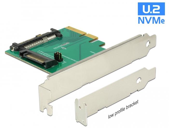 Delock Pci Express X4 Karte 1 X Intern Je2 Nvme Sff 8639 Stecker delock kopen in de aanbieding Delock Pci Express X4 Karte 1 X Intern Je2 Nvme Sff 8639 Stecker delock kopen in de aanbieding