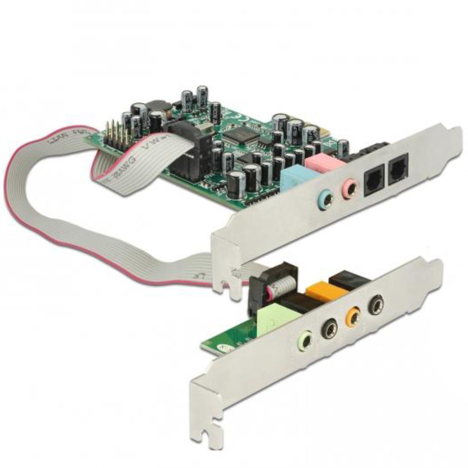 Delock Pci Express Soundkarte 71 24 Bit 192 Khz Mit Toslink In delock kopen in de aanbieding Delock Pci Express Soundkarte 71 24 Bit 192 Khz Mit Toslink In delock kopen in de aanbieding