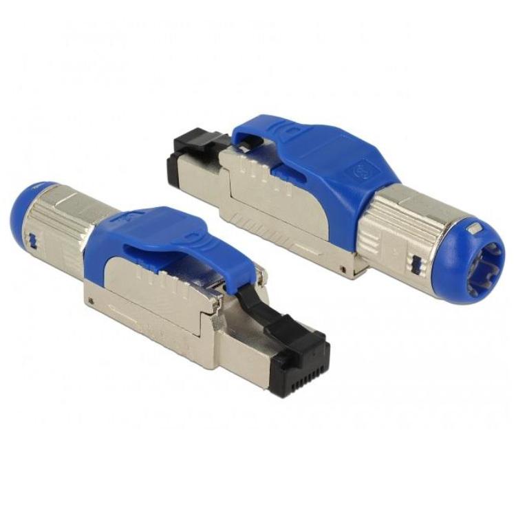 Cat8 Modulaire Rj45 Stekker Delock delock kopen in de aanbieding Cat8 Modulaire Rj45 Stekker Delock delock kopen in de aanbieding