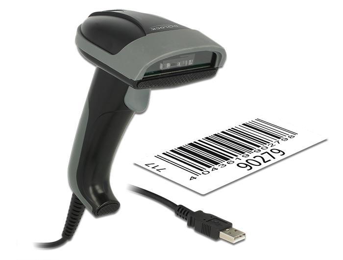 Delock Usb Barcode Scanner 1D Mit Anschlusskabel Linienscanner Del delock kopen in de aanbieding Delock Usb Barcode Scanner 1D Mit Anschlusskabel Linienscanner Del delock kopen in de aanbieding
