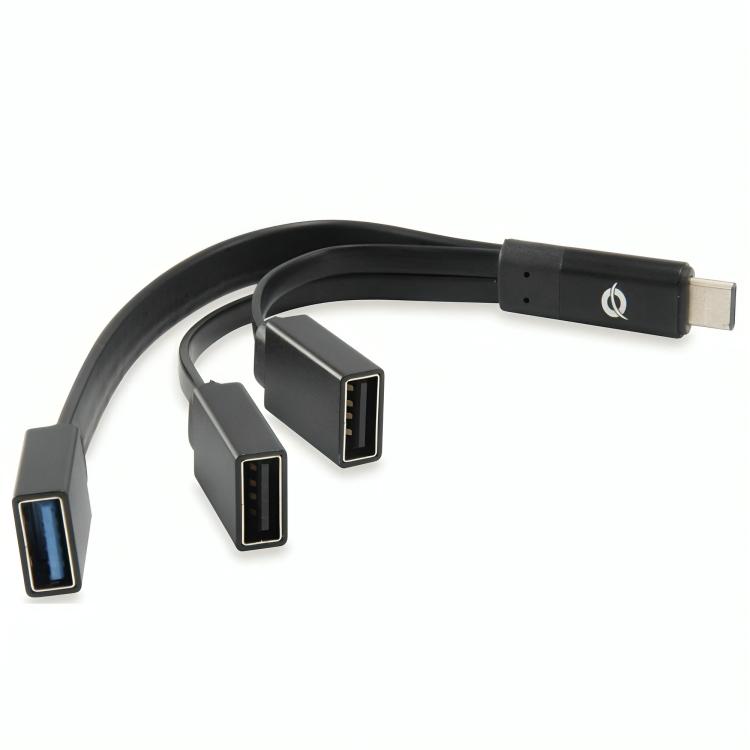 USB C Hub - 3 USB poorten - USB 3.2 Gen 1 - Conceptronic