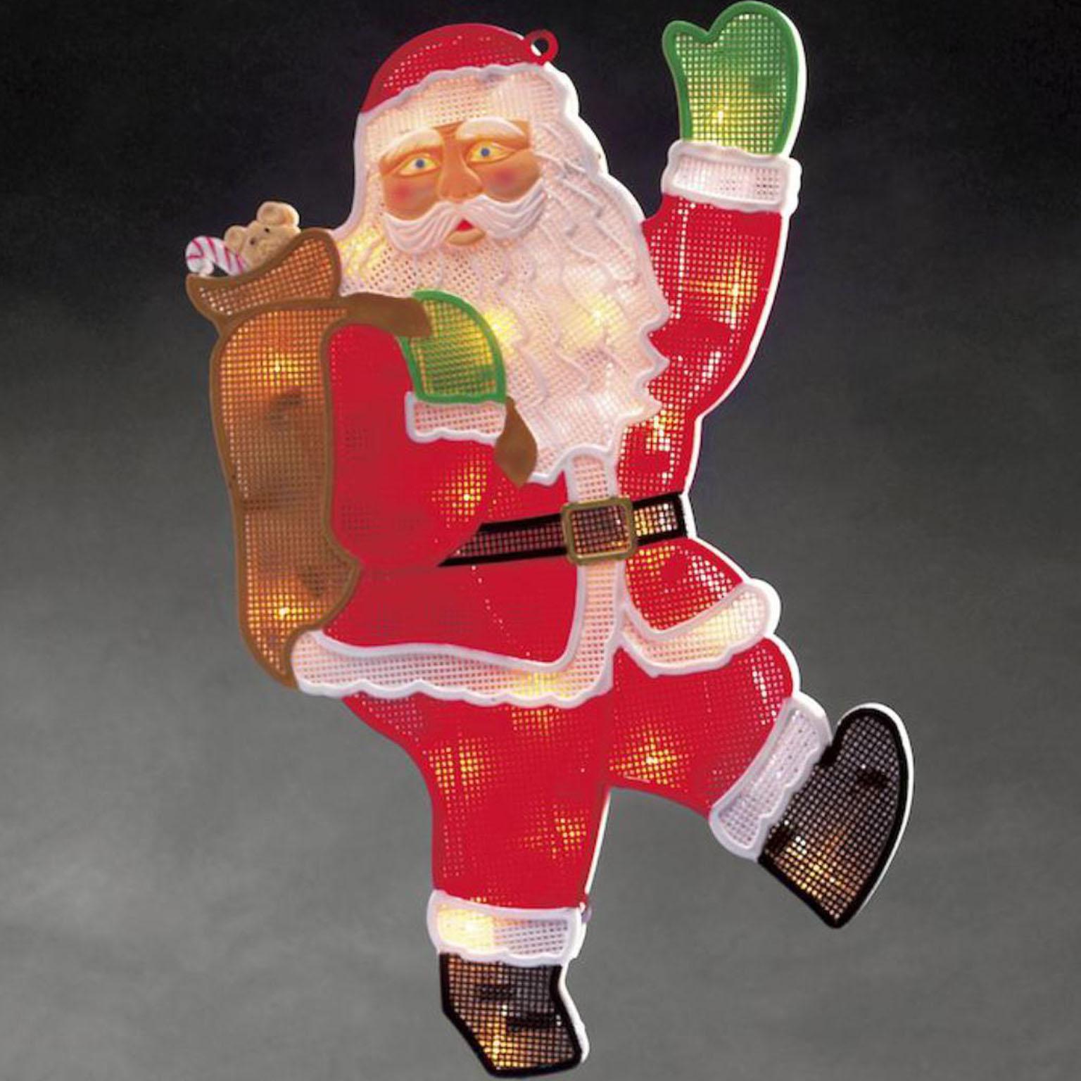 LED engel poly 2ass op batterij 12x13x15 cm warm wit Kerst Lumineo