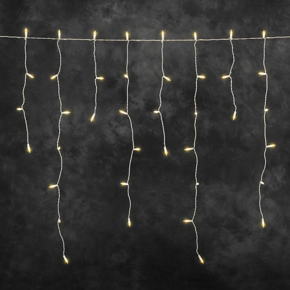 Ijspegelverlichting - led kerstverlichting buiten en binnen - 200 lampjes - 5 meter - extra warm wit