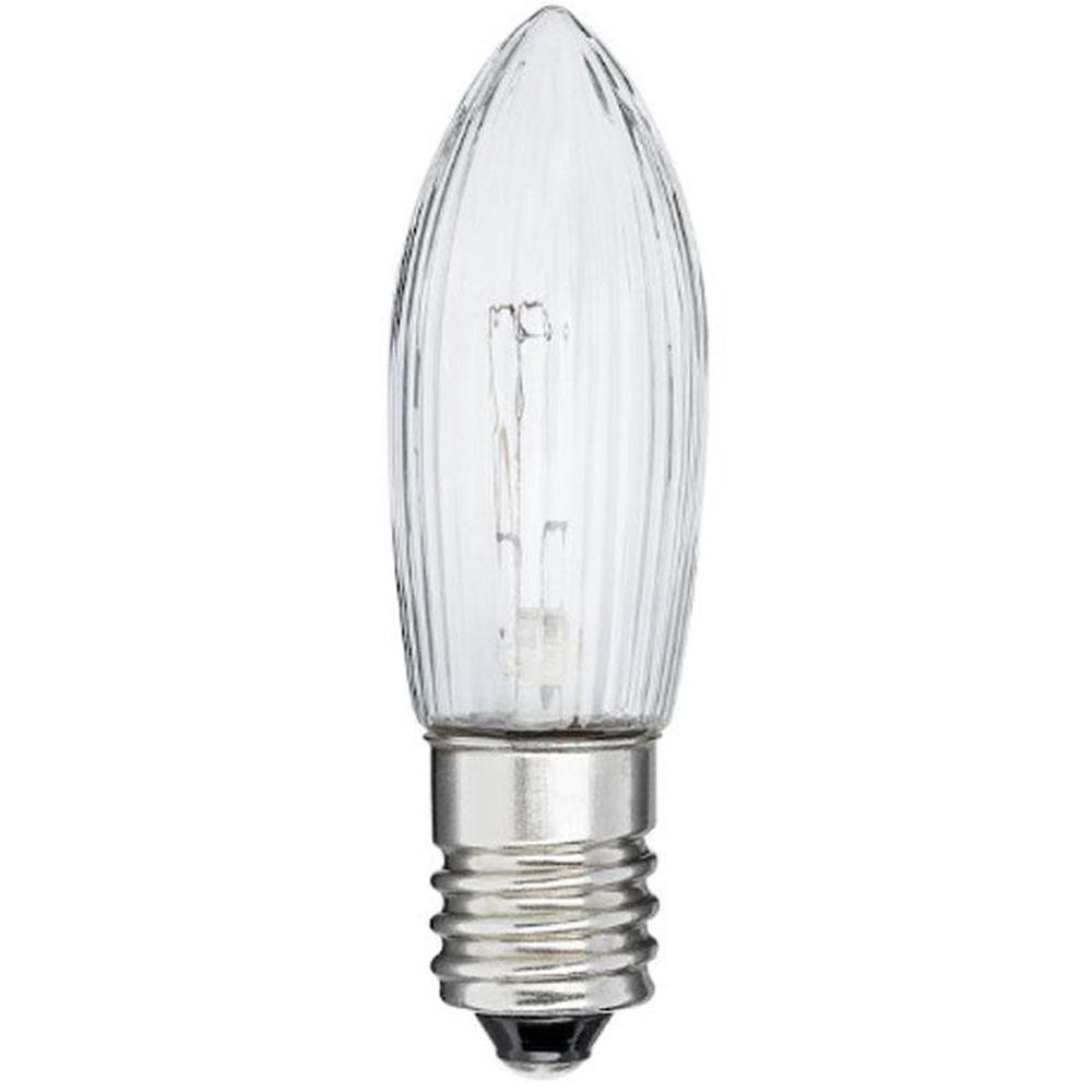 Reserve kerstlampje - E10 - 1 stuk - 24 volt - koud wit
