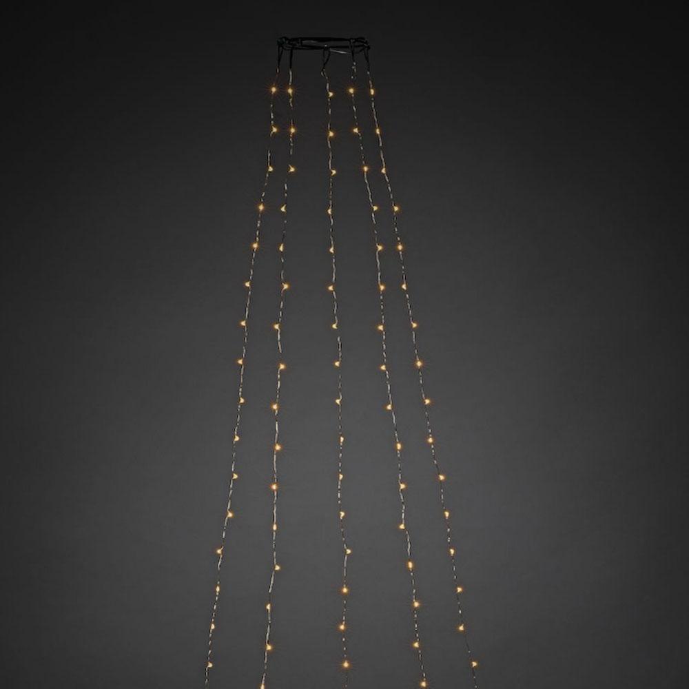 Lichtmantel - led kerstverlichting binnen - 300 lampjes - 3 meter - extra warm wit