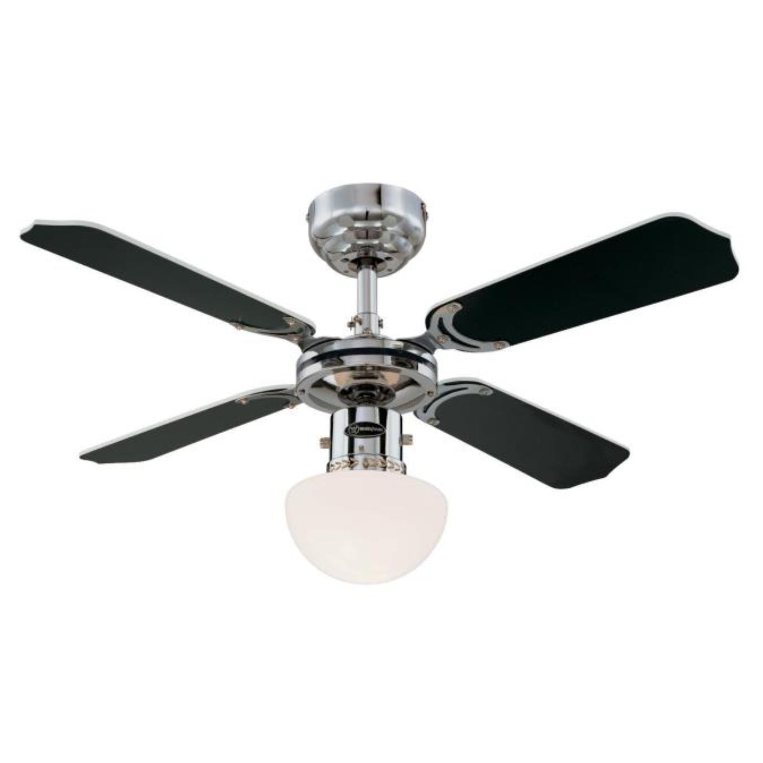 Plafond ventilator - Snelheden: 3 Diameter: 900 mm 210 mm Extra: Verlichting
