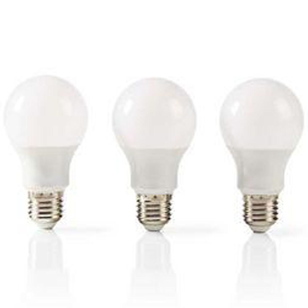 E27 LED-lamp - 806 lumen 3-Pack - Nedis
