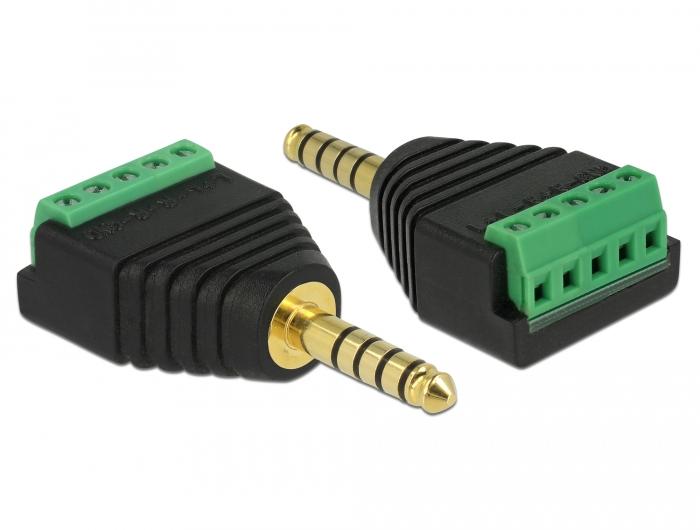 Delock Adapter Klinkenstecker 44 Mm Zu Terminalblock 5 Pin delock kopen in de aanbieding Delock Adapter Klinkenstecker 44 Mm Zu Terminalblock 5 Pin delock kopen in de aanbieding