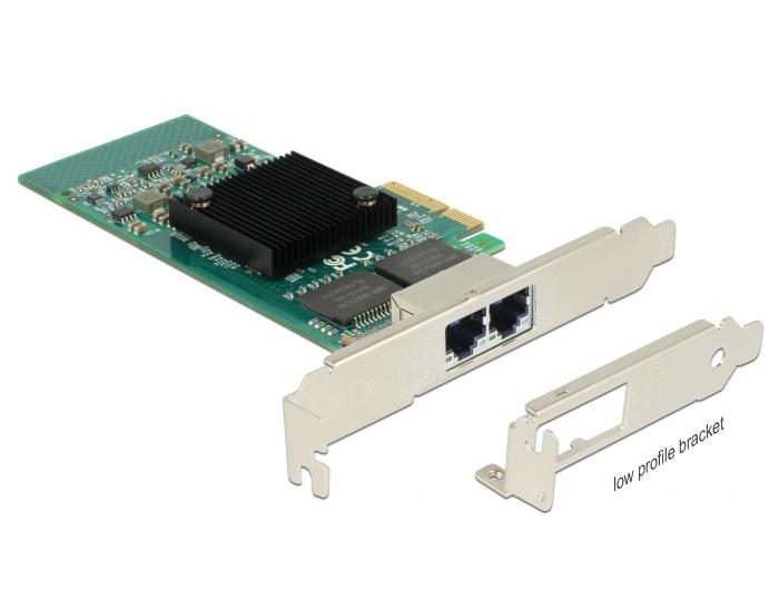 Delock PCI Express-kaart > 2 x Gigabit LAN - Delock