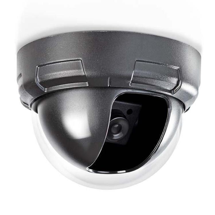 Dummy beveiligingscamera Dome IP44 Zwart Dummy camera, Gebruik