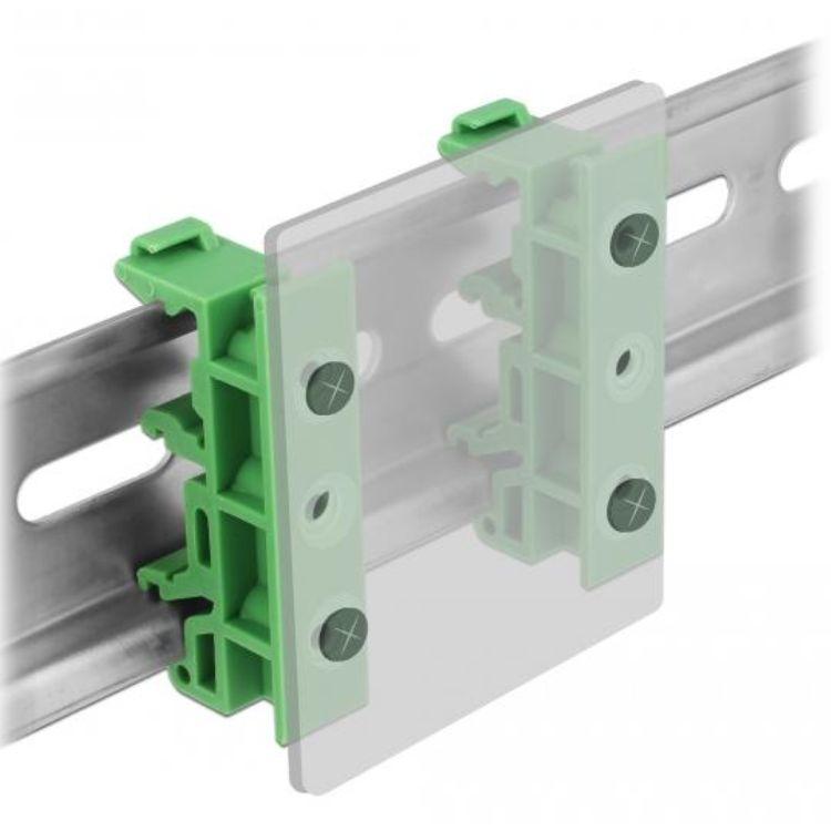 Delock Hutschienenclip Fur Platine 4 Stuck delock kopen in de aanbieding