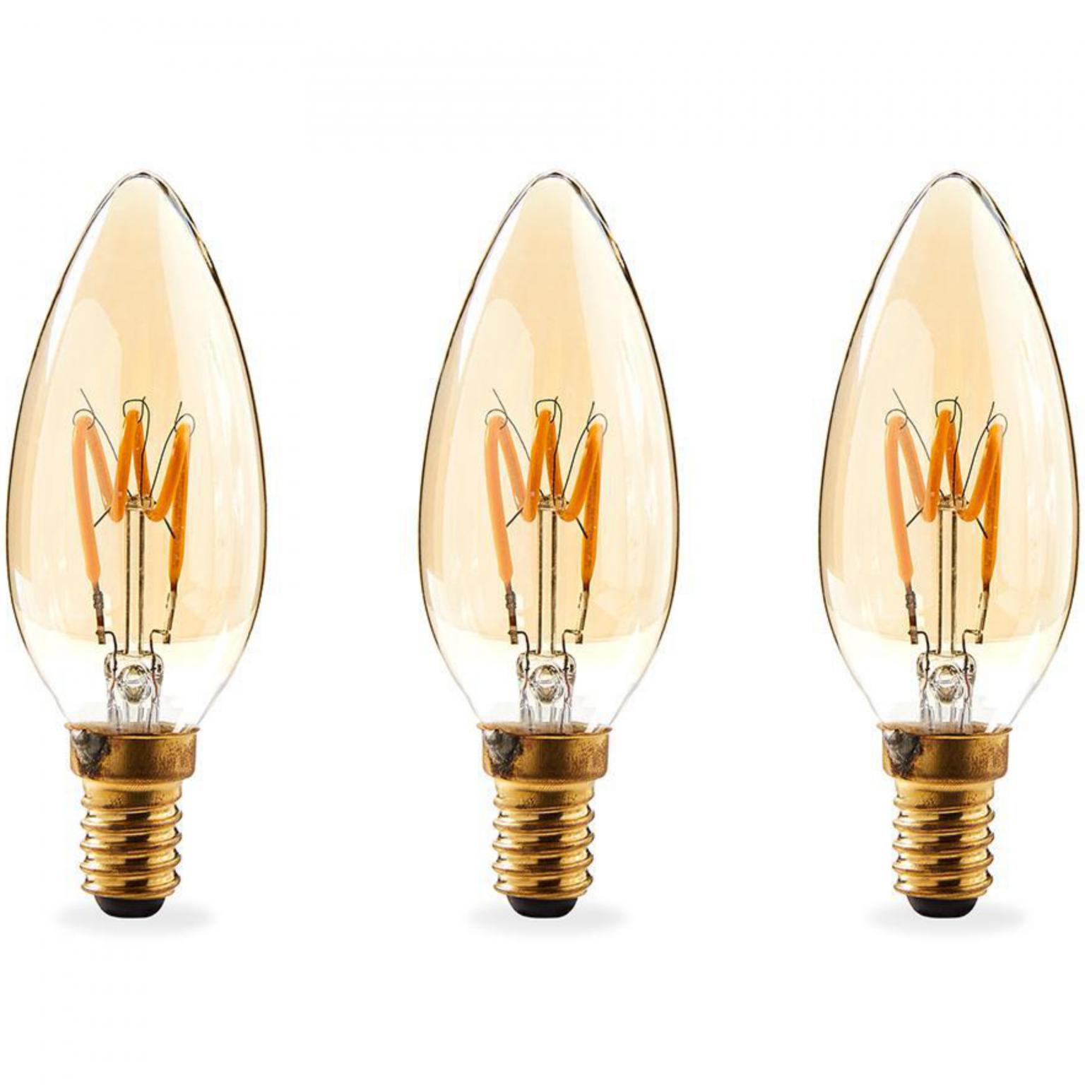 LED-Filamentlamp Retro E14 Kaars 3 W 100 lm - Nedis