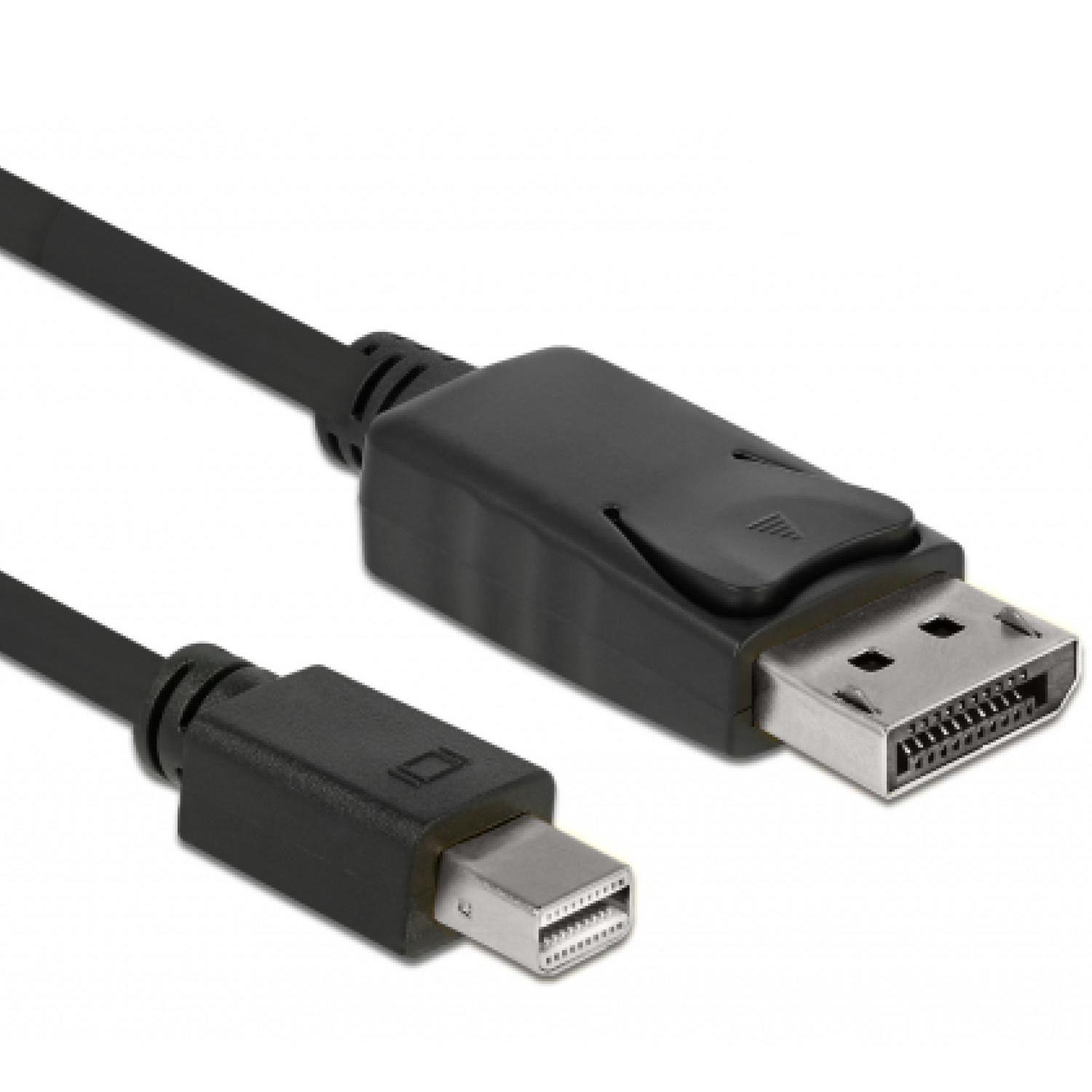 Cable Adaptador de 2m Mini DisplayPort a DisplayPort 1.4 Certificado por VESA - HDR de 8K 60Hz HBR3 - Cable mDP a Super UHD a DP 1.4 - Ultra HD 4K