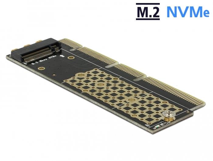 Delock PCI Express x16 (x4 / x8) kaart naar 1 x NVMe M.2 Key M voor server - Delock