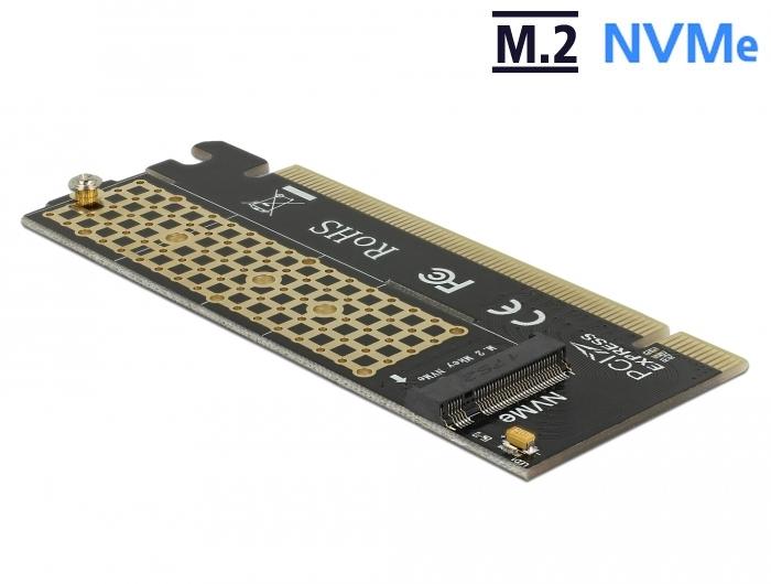 Delock PCI Express x16 kaart naar 1 x NVMe M.2 Key M voor server - Delock