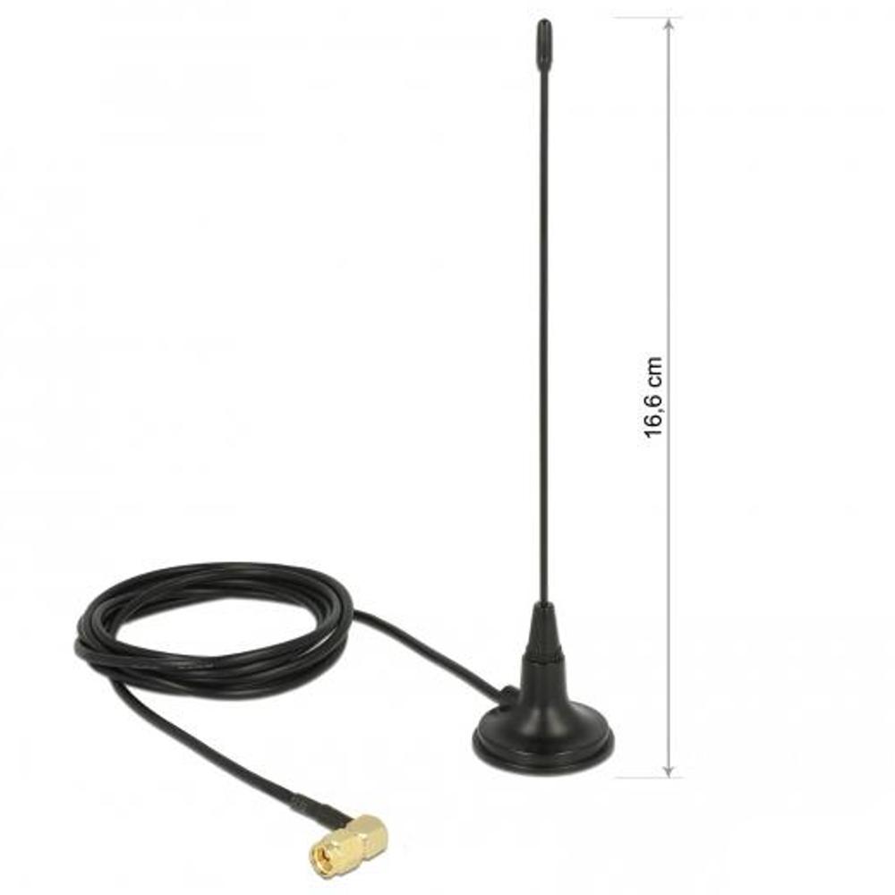 Delock 480 Mhz Antenne Sma Stecker 90 25 Dbi Starr Omnidirektional delock kopen in de aanbieding