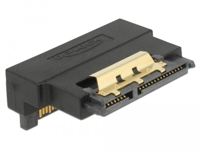 Delock-Adapter SATA 22-pins-aansluiting met Snap-In-functie naar stekker - Delock