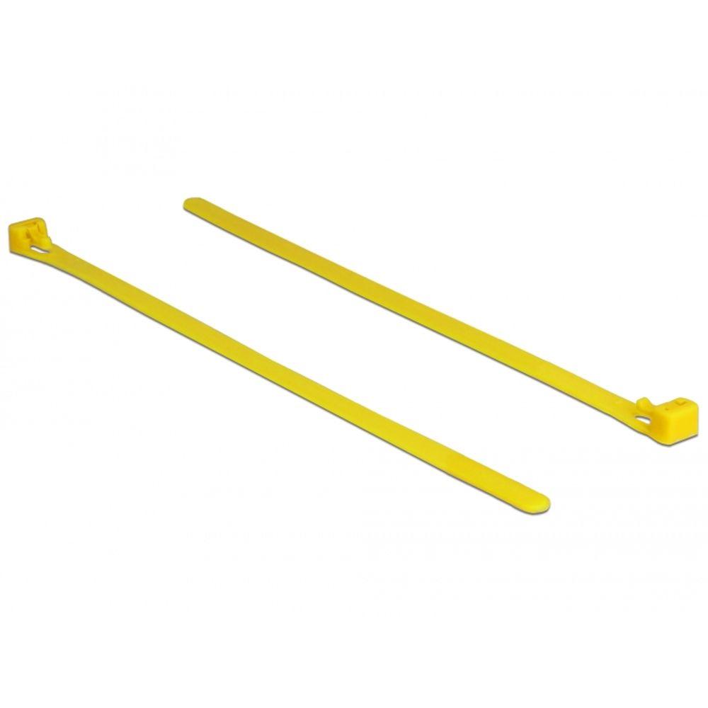 Tie-Wrap - 200 mm - Geel - Delock