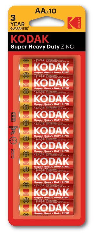10 stuks AA Batterijen - Kodak - Zink