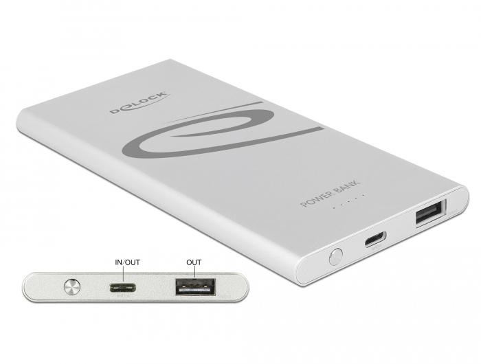Delock Powerbank 5000 Mah 1 X Usb Typ A 1 X Type Cac delock kopen in de aanbieding Delock Powerbank 5000 Mah 1 X Usb Typ A 1 X Type Cac delock kopen in de aanbieding