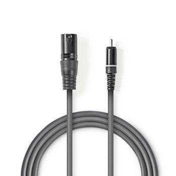 XLR audiokabel - Nedis