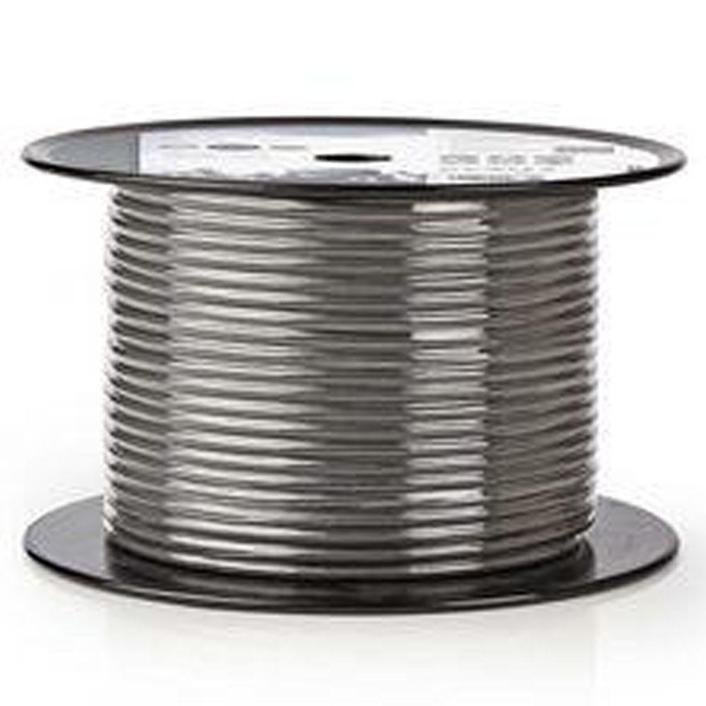 DMX-Kabel 110 Ohm 2x 0,23 mm² 100 m Rol Grijs