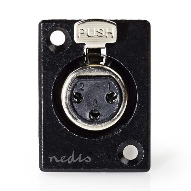 XLR chassismontage - Nedis