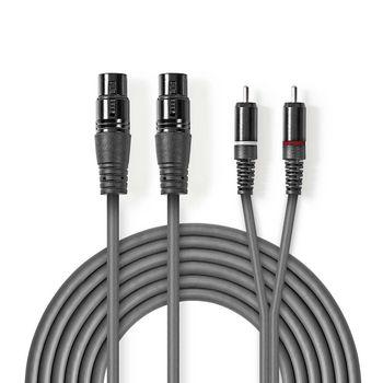 XLR audiokabel - Nedis