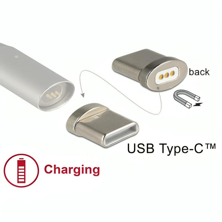 Magnetische USB C reserve adapter - Delock
