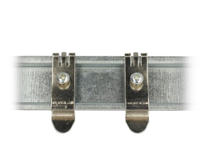 Delock Desktop Patch Panel Beugel voor DIN-rails - Delock