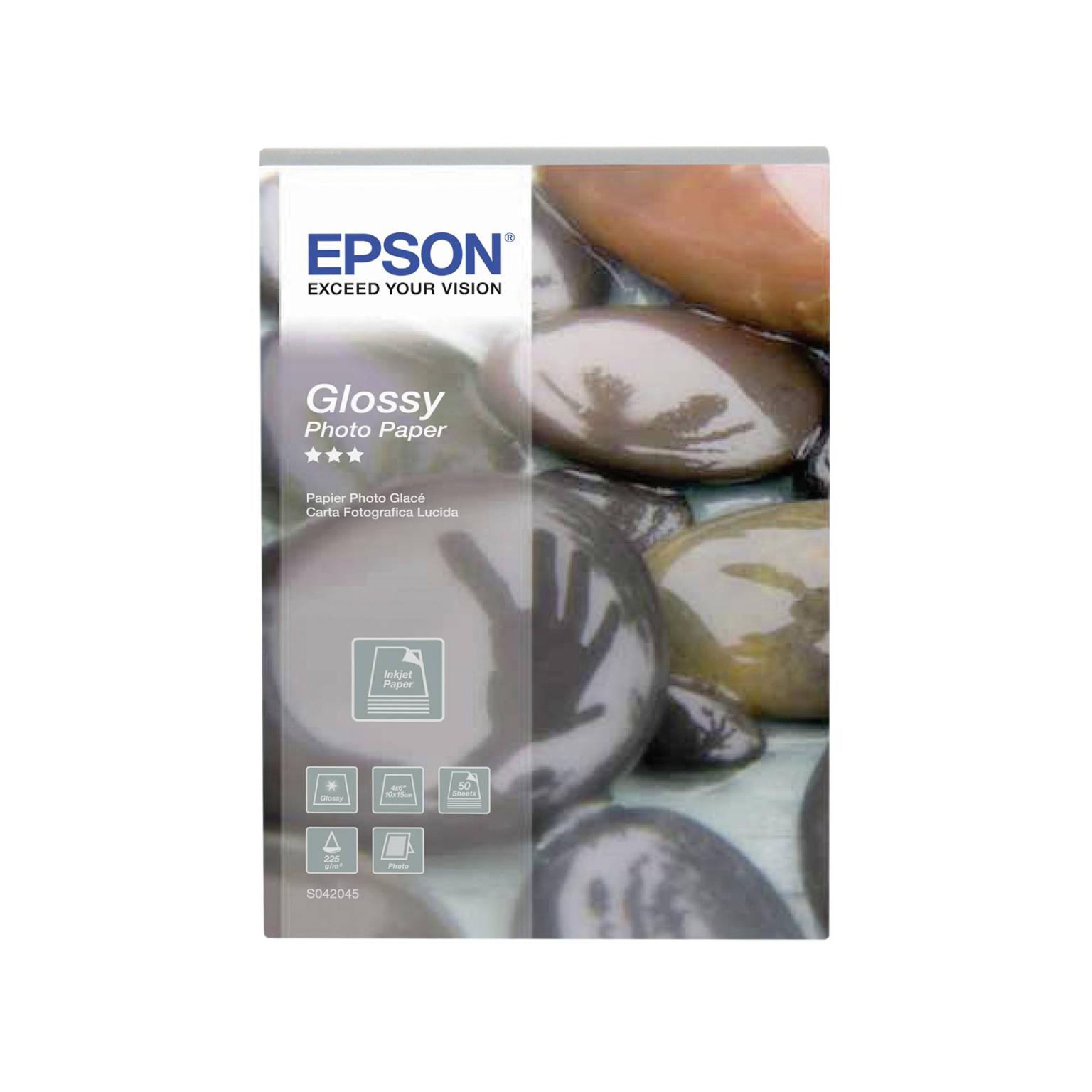 Epson Glossy Photo Paper 10x15 50 Blatt, 225 g         S 042045