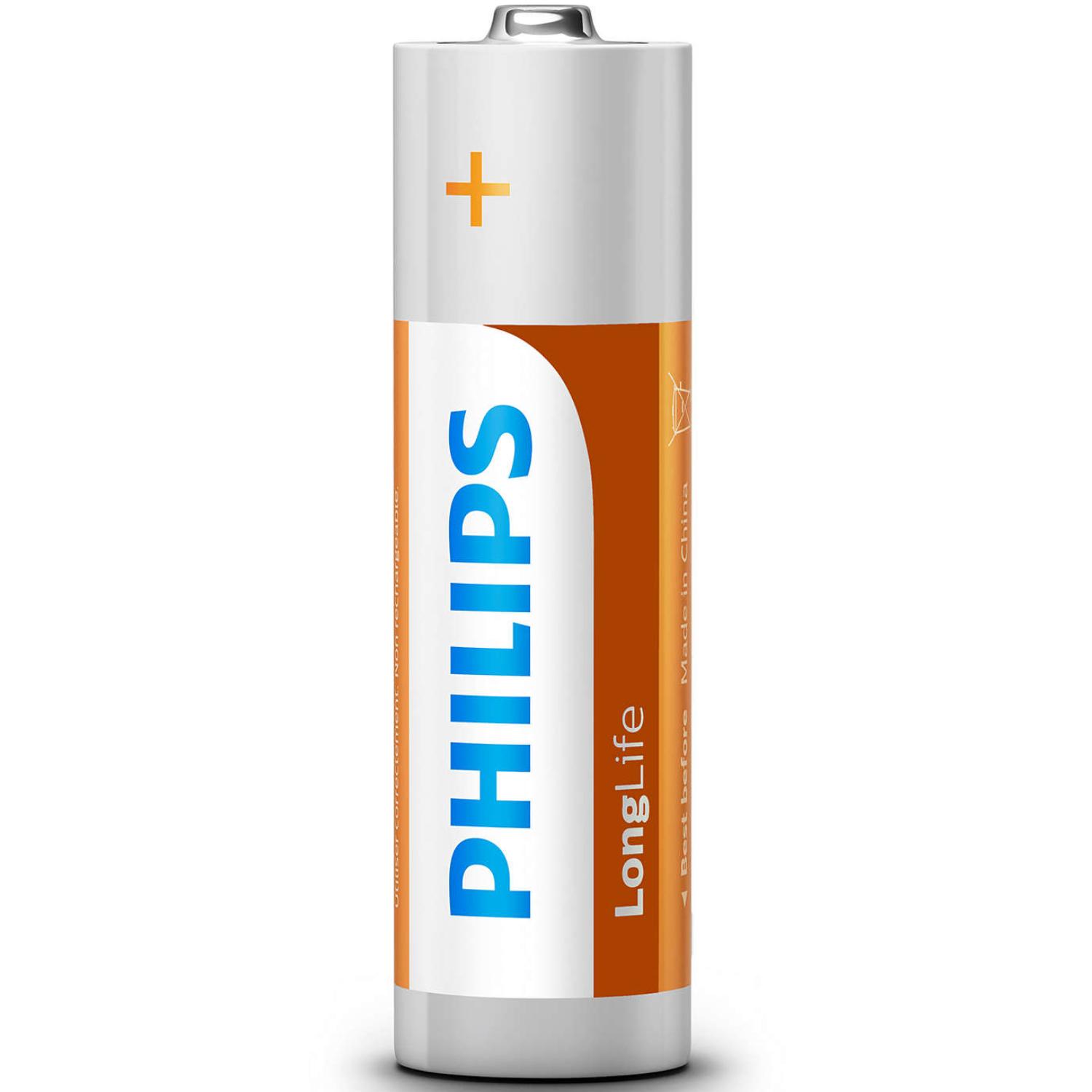 4 stuks AA Batterijen - Philips - Zink