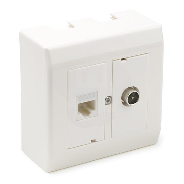 Cat 6a /Cat 7 wandcontactdoos - Technetix