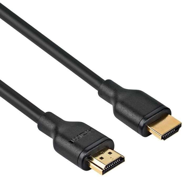 Perforeren Reis Bruin HDMI kabel - Versie: 2.1 Ultra High Speed, Aansluiting 1: HDMI A male,  Aansluiting 2: HDMI A male, Verguld: Ja, Lengte: 0.5 meter.