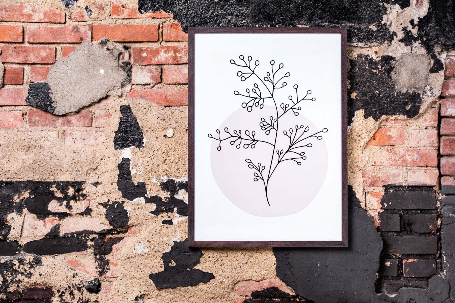 Fotolijst Modern - 60x80cm - Donkerbruin