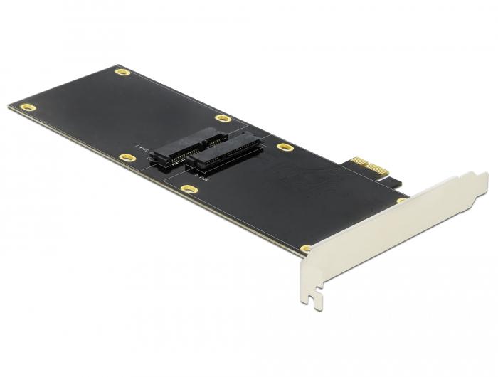 Delock PCI Express x1 kaart voor 2 x SATA HDD / SSD - Delock