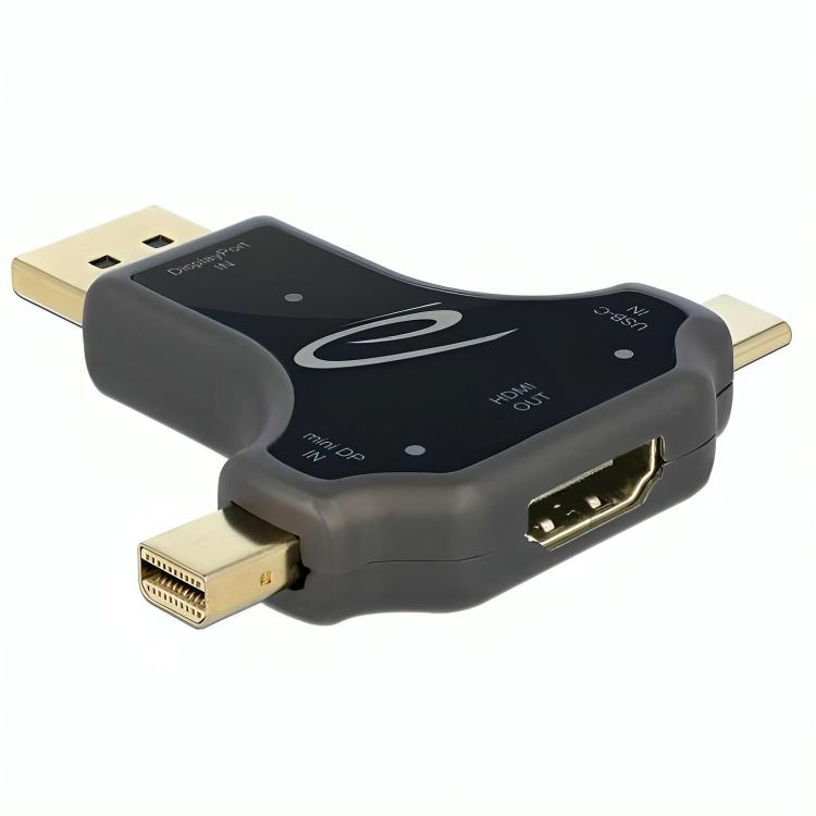 4K DisplayPort naar multiport adapter - Delock