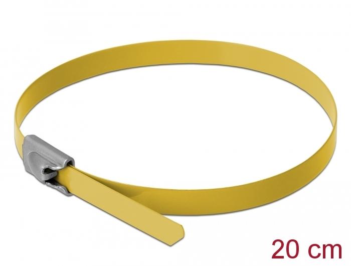 Tie-Wrap - 200 mm - Geel - Delock