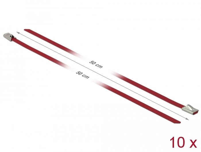Tie-Wrap - 500 mm - Rood - Delock